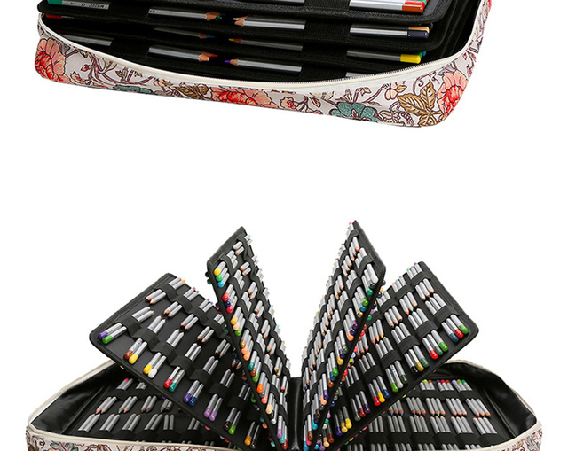 Piórnik dla dziewczynek z 240/270/360/480 slotami na przybory papiernicze - duże i puszyste etui z uchwytem Kawaii - Wianko - 38