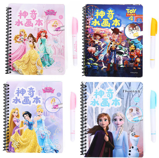 Książka rysunkowa Disney Girls Frozen Magic z magiczną wodą - Wianko - 8