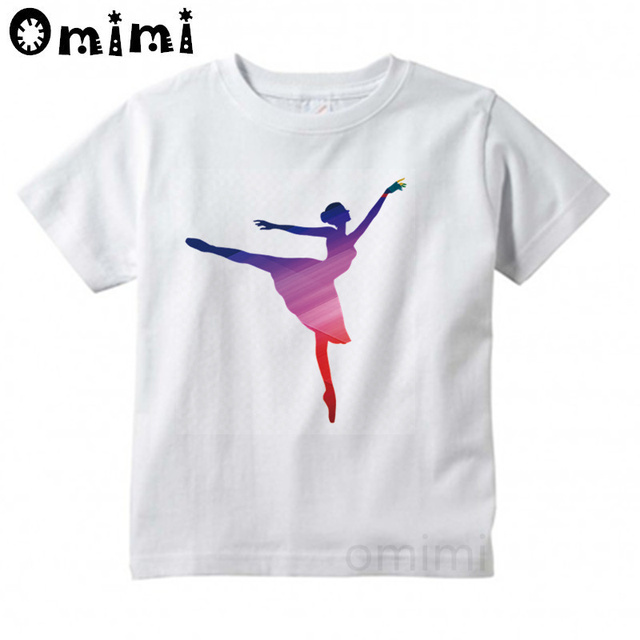 Koszulka dziecięca z krótkim rękawem dla dziewczynki, motyw: śliczny taniec baletowy, zwierzątka, kreskówkowy t-shirt dla dzieci, ooo3086 - Wianko - 15