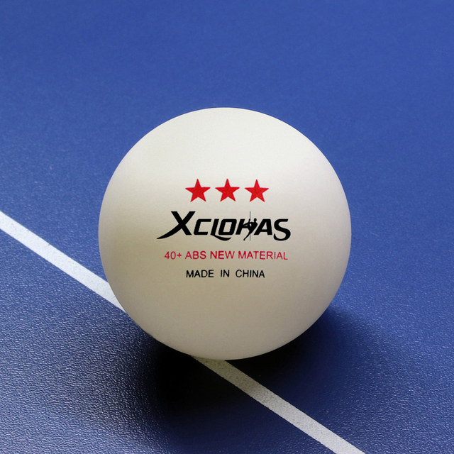 XCLOHAS 100 sztuk 3 Star piłki do ping-ponga z ABS plastiku 40+2,8g - Wianko - 1
