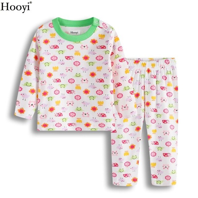 Zestawy piżam dla dziewczynki Strawberry Baby Girl - 100% bawełna - 0-2 lata - Wianko - 3