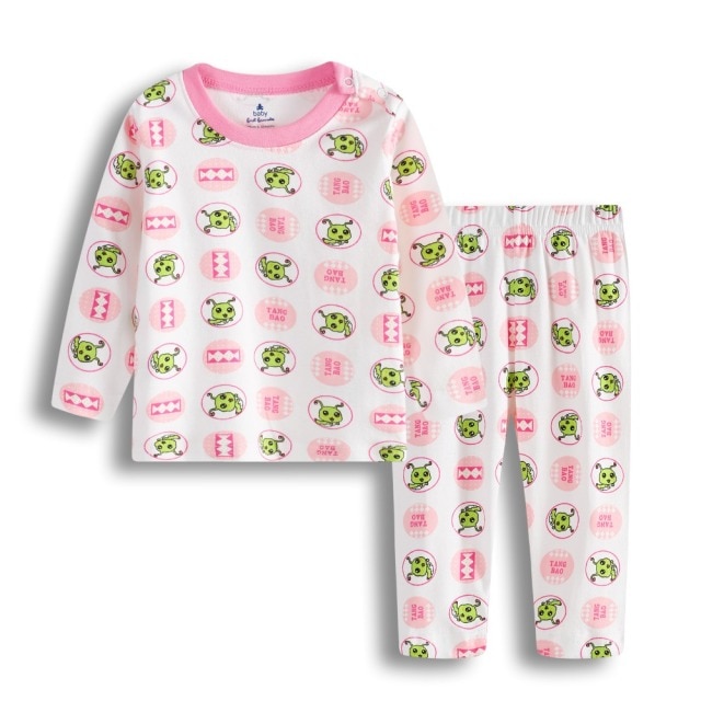 Zestawy piżam dla dziewczynki Strawberry Baby Girl - 100% bawełna - 0-2 lata - Wianko - 10