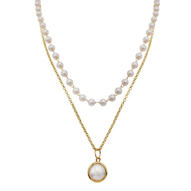 Naszyjnik Choker z imitacją białej perły - elegancki dodatek dla kobiet - Wianko - 91