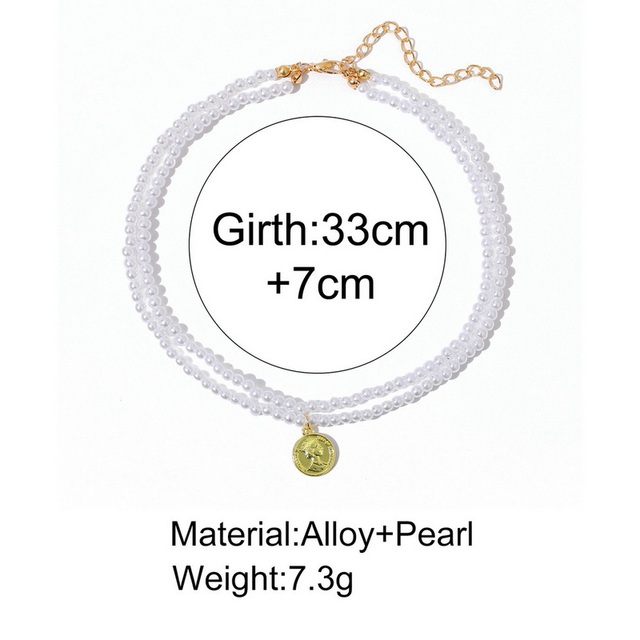 Naszyjnik Choker z imitacją białej perły - elegancki dodatek dla kobiet - Wianko - 115