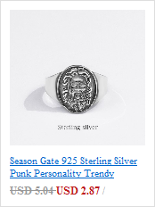 Pierścień otwarty, regulowany rozmiar, wykonany z 925 srebra Sterling, z tkaniem w falę, unikalnym osobowościowym stylem mody (SR076) - Wianko - 5