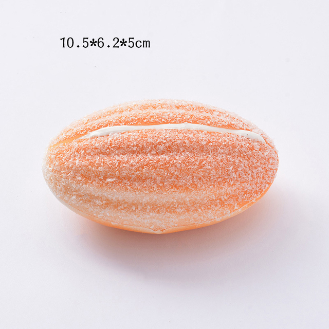 Mini model żywności - PU sztuczny chleb Croissant bagietka pączek - brelok/fałszywe kolczyki - piekarnia DIY - Wianko - 10