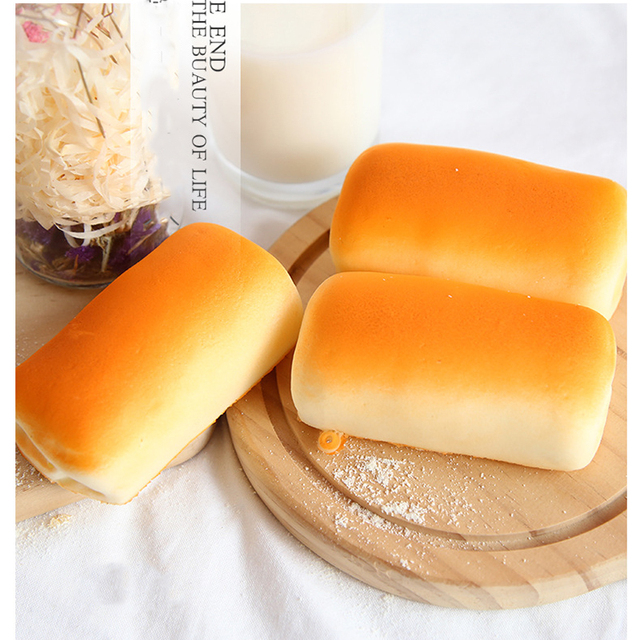 Mini model żywności - PU sztuczny chleb Croissant bagietka pączek - brelok/fałszywe kolczyki - piekarnia DIY - Wianko - 6