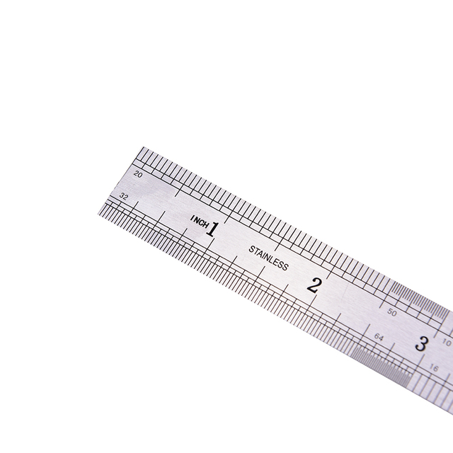 15cm Metalowa linijka dwustronna z podziałką metryczną - precyzyjne narzędzie pomiarowe - Wianko - 9