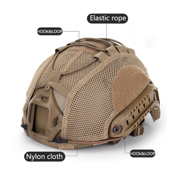 Kask Tactical Airsoft w kamuflażu Multicam do polowań, CS, Wargame i sportu - Wianko - 5