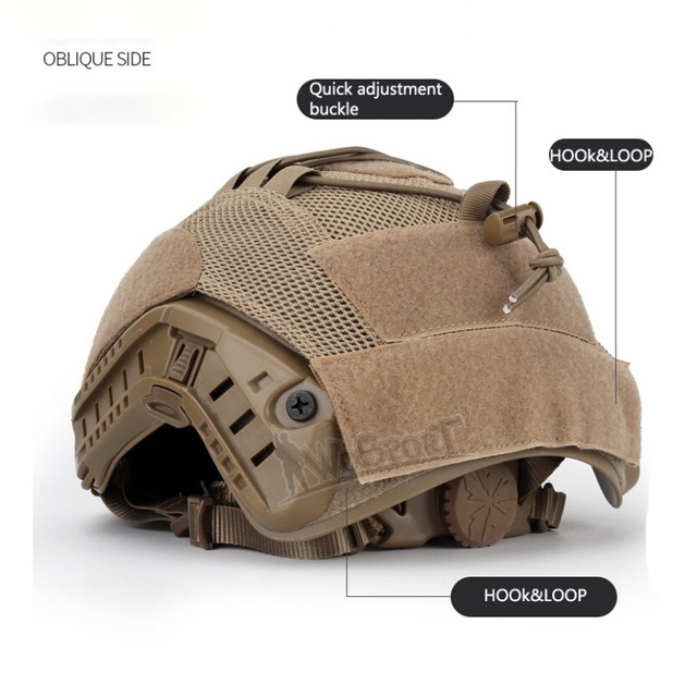 Kask Tactical Airsoft w kamuflażu Multicam do polowań, CS, Wargame i sportu - Wianko - 6