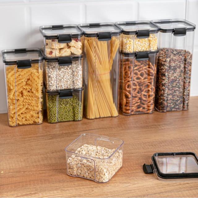 Pojemnik na jedzenie do przechowywania makaronu spaghetti w przezroczystym, stapelkowym pudełku - Wianko - 6