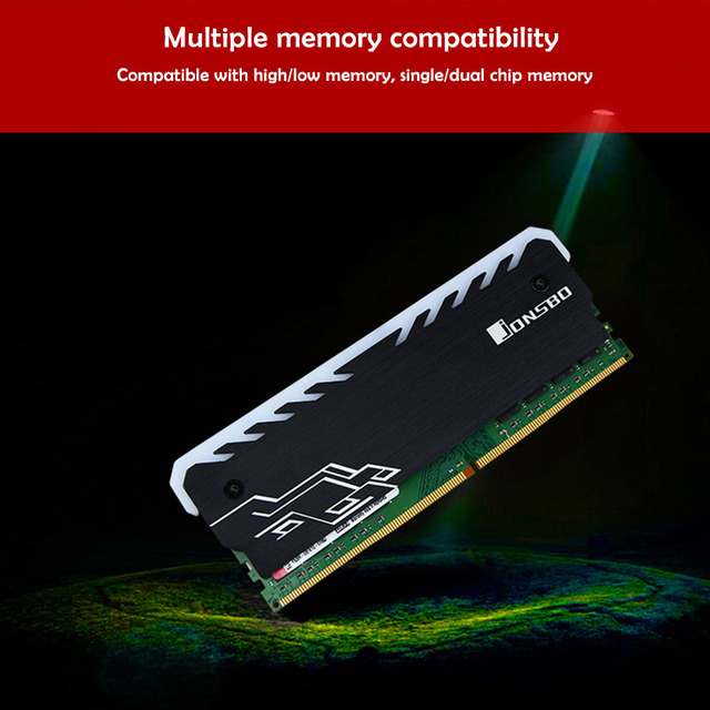 Chłodzenie pamięci RAM DDR DDR3 DDR4 z aluminiowym radiatorem i podkładką chłodzącą do komputera PC i gier - Wianko - 10