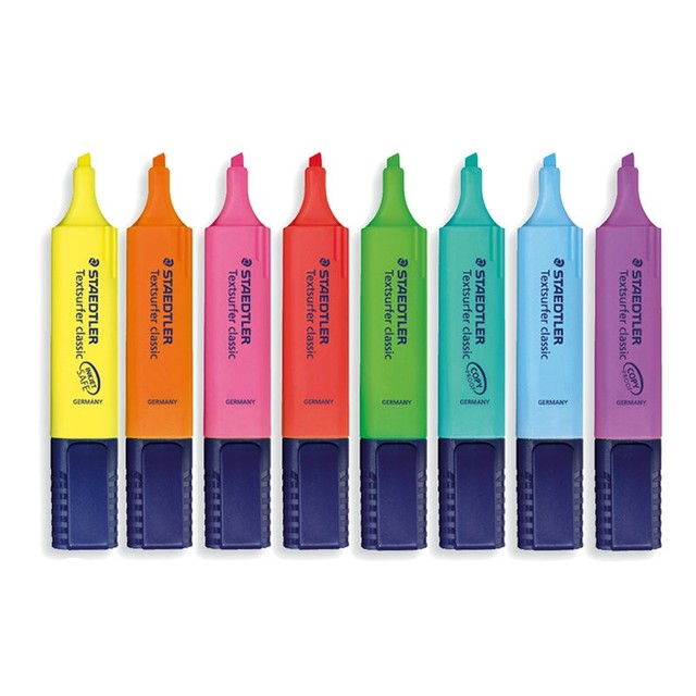 Zakreślacz STAEDTLER Textsurfer Classic Ultra Soft - różowy, długopis, 1-5 mm, szybkoschnący, do ponownego napełnienia Jet Safe - Wianko - 5
