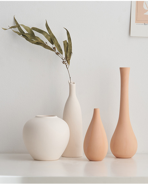 Ceramiczny wazon Nordic Mini – dekoracja minimalistyczna do domu i biurka - Wianko - 5