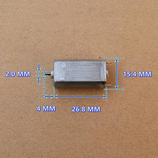 MABUCHI FK-050SH-1955: wysokowydajny silnik elektryczny DC 5V, 21500 obr/min, długa żywotność, 2mm krótki wał, szczotka węglowa, idealny do przekładni DIY i pomp powietrza - Wianko - 7