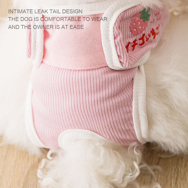 Zmywalne spodnie fizjologiczne dla psów - wielokrotnego użytku, dla suczek - Wianko - 8