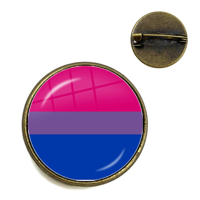 Pride LGBT Rainbow Flag Broszka - Symbol okrągły ikona dla osób Gay, lesbijek, biseksualnych, transseksualnych, panseksualnych, aseksualnych - Wianko - 5