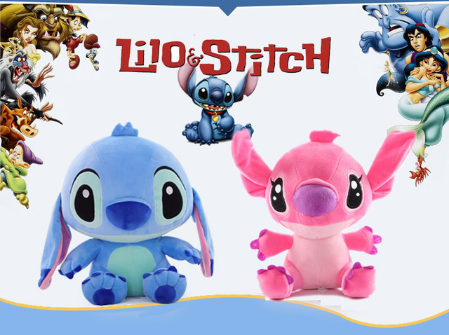 Pluszowa lalka Stitch Disney Cartoon dziewczyna Anime 20cm produkt dla dzieci zabawka urodzinowa - Wianko - 1