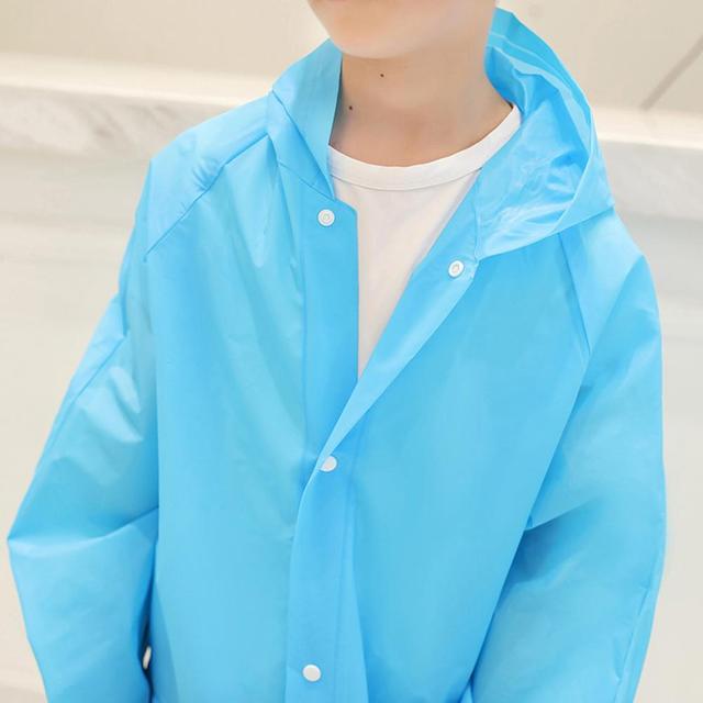 Uniwersalna wodoodporna przenośna dziecięca kurtka przeciwdeszczowa z kapturem Pure Color - Wianko - 13