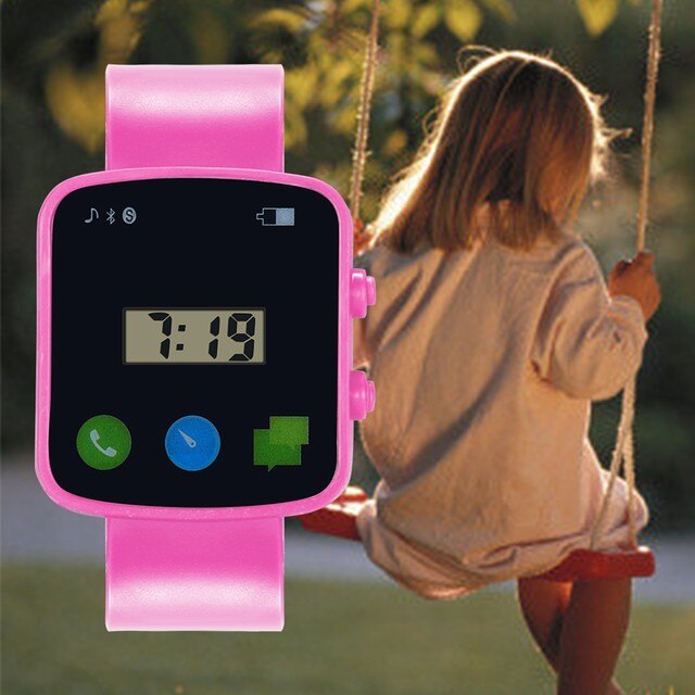 Sportowy zegarek dotykowy dla dzieci, wodoodporny, silikonowy, wielofunkcyjny, LED - Wianko - 6