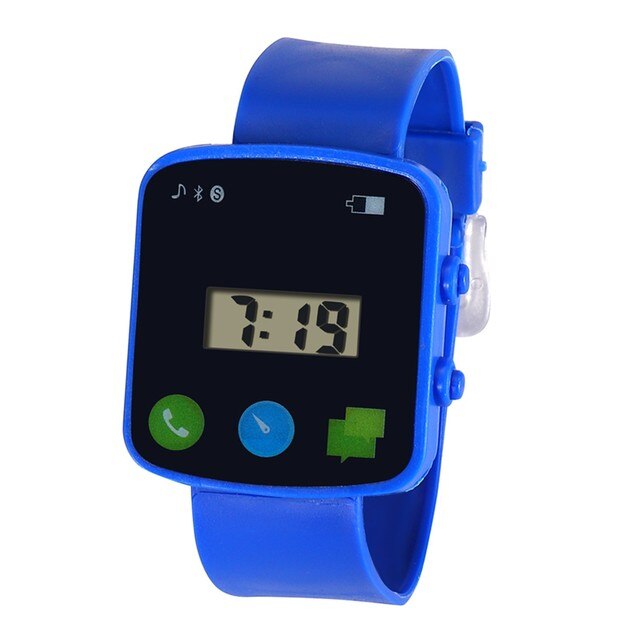 Sportowy zegarek dotykowy dla dzieci, wodoodporny, silikonowy, wielofunkcyjny, LED - Wianko - 11