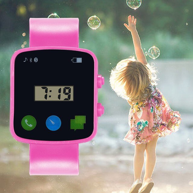 Sportowy zegarek dotykowy dla dzieci, wodoodporny, silikonowy, wielofunkcyjny, LED - Wianko - 7