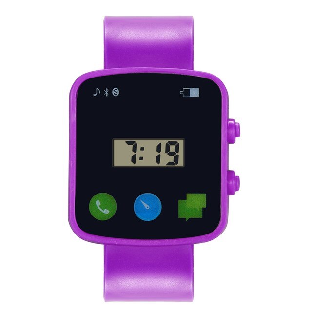 Sportowy zegarek dotykowy dla dzieci, wodoodporny, silikonowy, wielofunkcyjny, LED - Wianko - 2