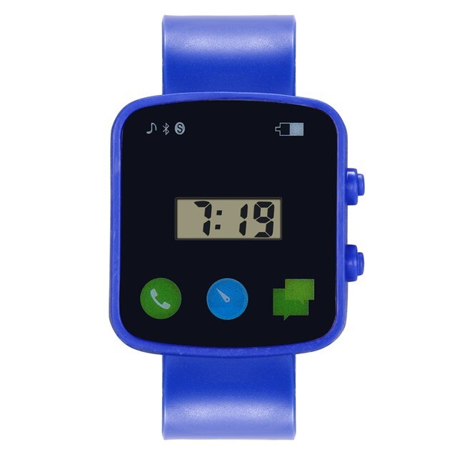 Sportowy zegarek dotykowy dla dzieci, wodoodporny, silikonowy, wielofunkcyjny, LED - Wianko - 1