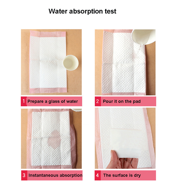 Podkładka do przewijania dla noworodka, 33x45 cm, jednorazowa, chłonna i wodoodporna - Wianko - 11