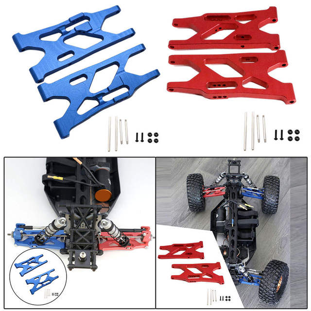 Aluminiowe, anodowane tylne zawieszenie z elementami ze stopu do modelu samochodu zdalnie sterowanego Losi Lasernut U4 w skali 1:10 - 2 sztuki - Wianko - 5