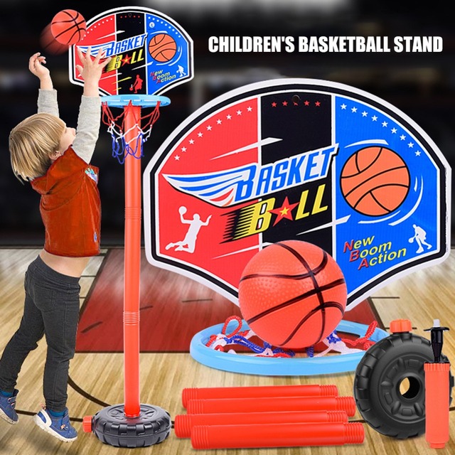 Stojak do koszykówki dla dzieci - regulowana wysokość, wygodna deska i obręcz - Wianko - 6
