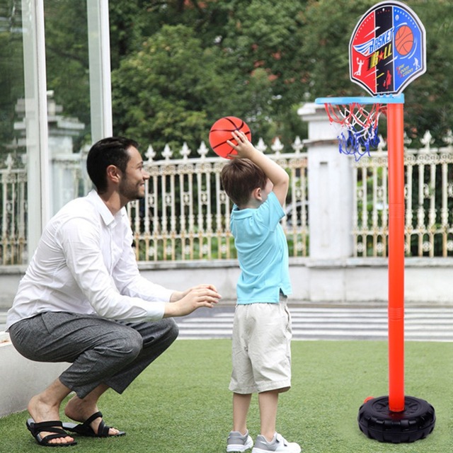 Stojak do koszykówki dla dzieci - regulowana wysokość, wygodna deska i obręcz - Wianko - 9