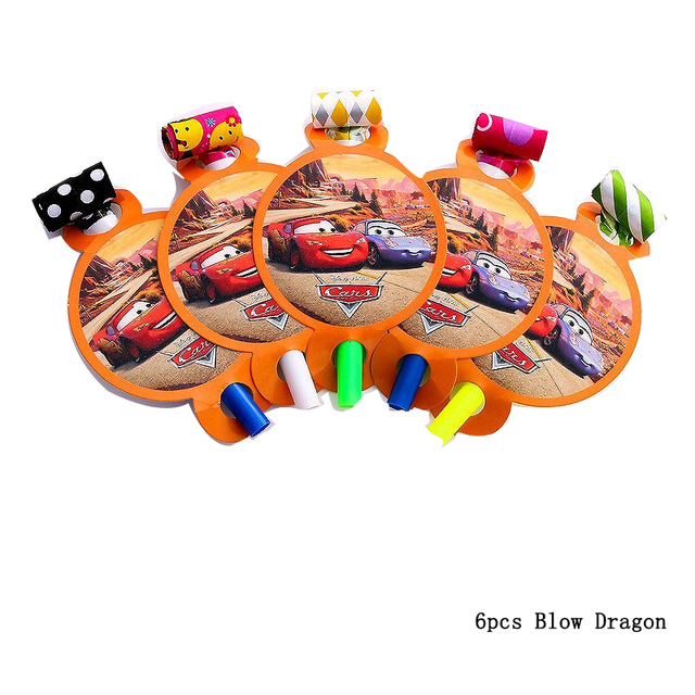 Nowy zestaw jednorazowych naczyń stołowych Disney Auta Zygzak McQueen - idealny na przyjęcie urodzinowe dla dzieci - Wianko - 15