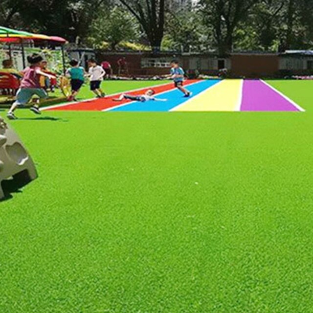 Sztuczna zieleń krajobraz z darń sztucznej trawy - odporne na wilgoć, pleśń i zmywalne, idealne do golfa i outdooru T8WE - Wianko - 8