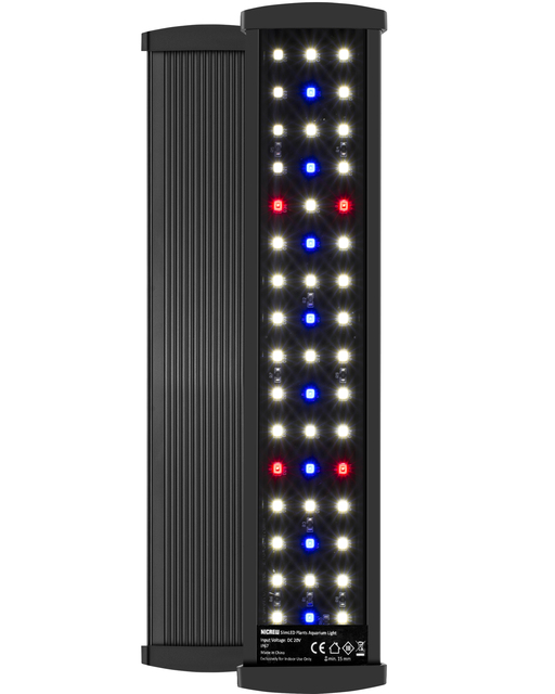 Oświetlenie do akwarium zegarowym dla roślin - Slim LED, pełne spektrum ściemniania - Wianko - 3
