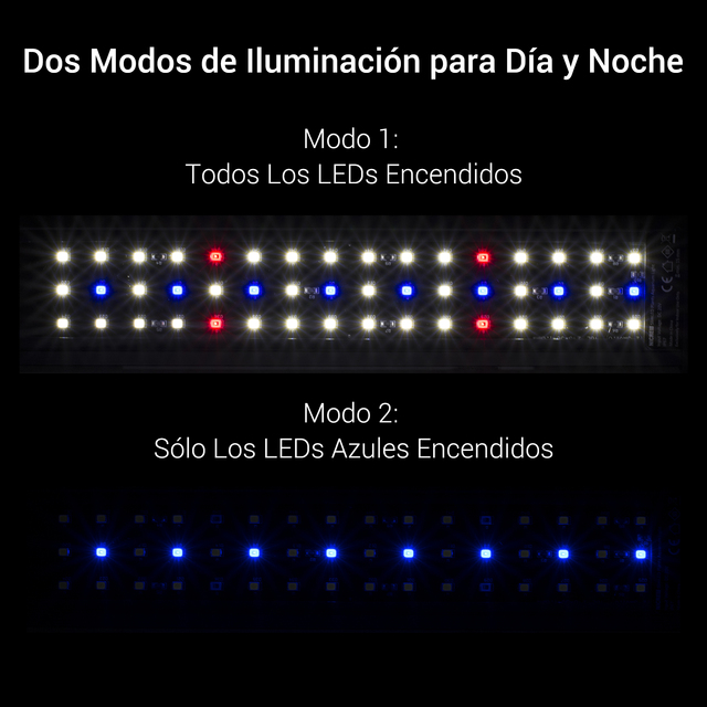 Oświetlenie do akwarium zegarowym dla roślin - Slim LED, pełne spektrum ściemniania - Wianko - 10