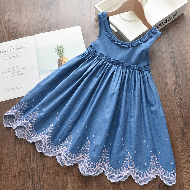 Sukienka dla dziewczynek Menoea Fashion 2020 Mesh Dots krótki rękaw Princess Dress Casual eleganckie 2-7 lat - Wianko - 27