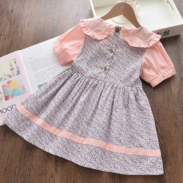 Sukienka dla dziewczynek Menoea Fashion 2020 Mesh Dots krótki rękaw Princess Dress Casual eleganckie 2-7 lat - Wianko - 58