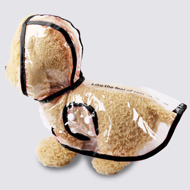 Przeciwdeszczowy płaszcz dla psa przezroczysty z kapturem i wykonany z miękkiego PCV - Wianko - 20