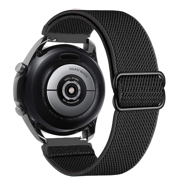 Pasek zegarka nylonowy z regulacją dla Samsung Galaxy Watch 3/Aktywny 2/S3, Huawei GT/2/2E/Pro (20mm/22mm/46mm/42mm) - Wianko - 3