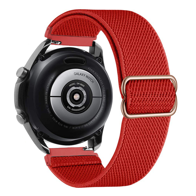 Pasek zegarka nylonowy z regulacją dla Samsung Galaxy Watch 3/Aktywny 2/S3, Huawei GT/2/2E/Pro (20mm/22mm/46mm/42mm) - Wianko - 2