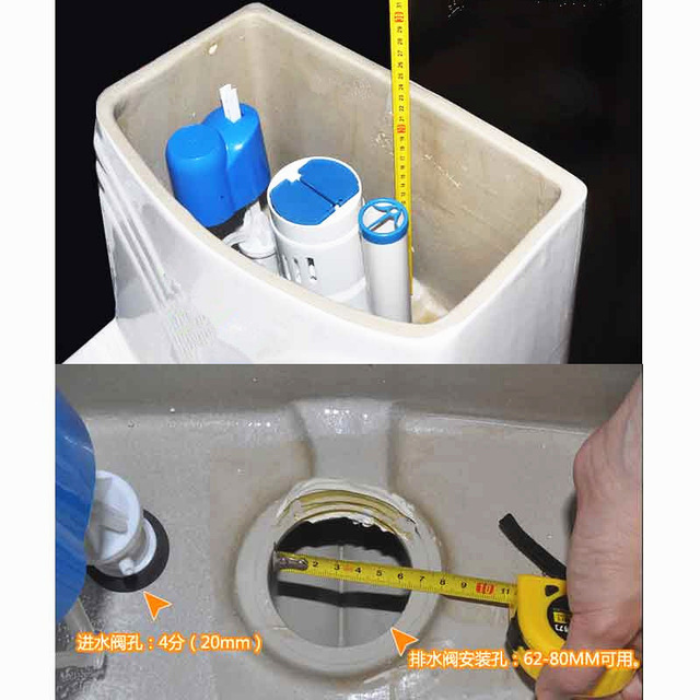 Zawór wody spustowej 20cm do toalety zbiornikowej all-in-one ABS - zawór wody wlotowej - Wianko - 2