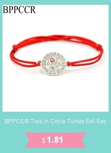Mężczyźni i kobiety - bransoletka Evil Eye ze srebrnym kryształem cyrkon, turecki niebieski, szczęście - czerwona linka - Wianko - 14