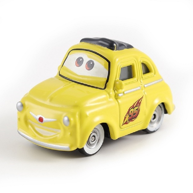 Samochody Disney Pixar 3 Mini Racers - Zabawki dla dzieci - Zygzak McQueen, Speedy Racing Mater, Jackson Storm, Ramirez - Metalowe pojazdy odlewane - Wianko - 111