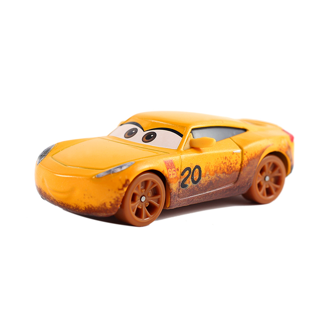 Samochody Disney Pixar 3 Mini Racers - Zabawki dla dzieci - Zygzak McQueen, Speedy Racing Mater, Jackson Storm, Ramirez - Metalowe pojazdy odlewane - Wianko - 134