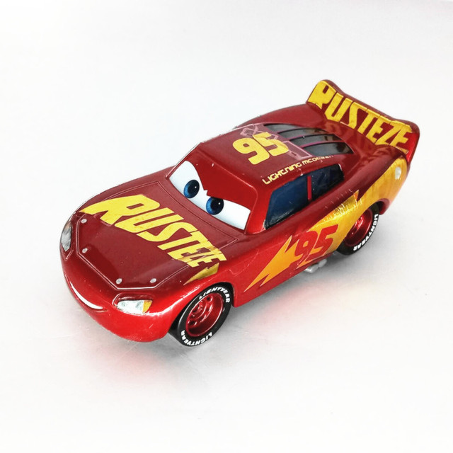 Samochody Disney Pixar 3 Mini Racers - Zabawki dla dzieci - Zygzak McQueen, Speedy Racing Mater, Jackson Storm, Ramirez - Metalowe pojazdy odlewane - Wianko - 8