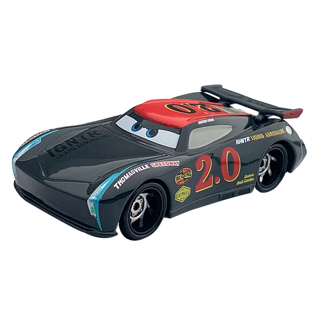 Samochody Disney Pixar 3 Mini Racers - Zabawki dla dzieci - Zygzak McQueen, Speedy Racing Mater, Jackson Storm, Ramirez - Metalowe pojazdy odlewane - Wianko - 18