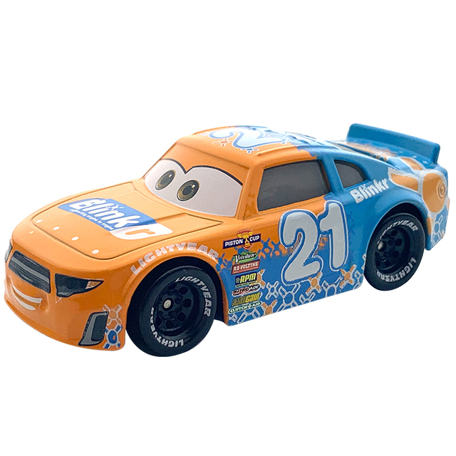 Samochody Disney Pixar 3 Mini Racers - Zabawki dla dzieci - Zygzak McQueen, Speedy Racing Mater, Jackson Storm, Ramirez - Metalowe pojazdy odlewane - Wianko - 21