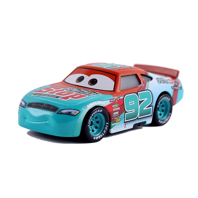 Samochody Disney Pixar 3 Mini Racers - Zabawki dla dzieci - Zygzak McQueen, Speedy Racing Mater, Jackson Storm, Ramirez - Metalowe pojazdy odlewane - Wianko - 68