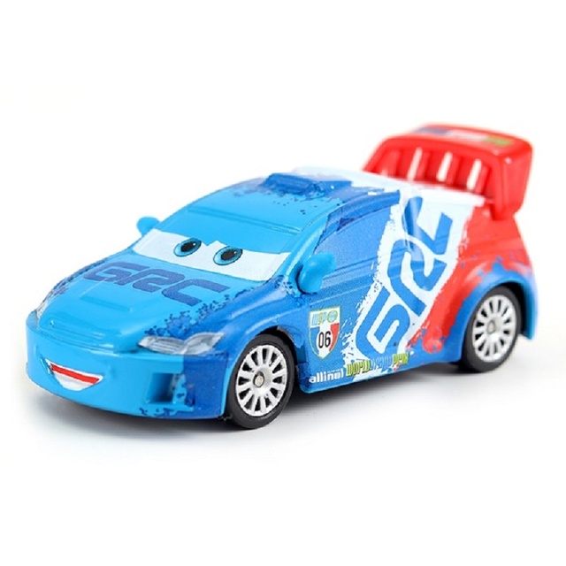 Samochody Disney Pixar 3 Mini Racers - Zabawki dla dzieci - Zygzak McQueen, Speedy Racing Mater, Jackson Storm, Ramirez - Metalowe pojazdy odlewane - Wianko - 112